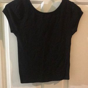 Black Crop Top